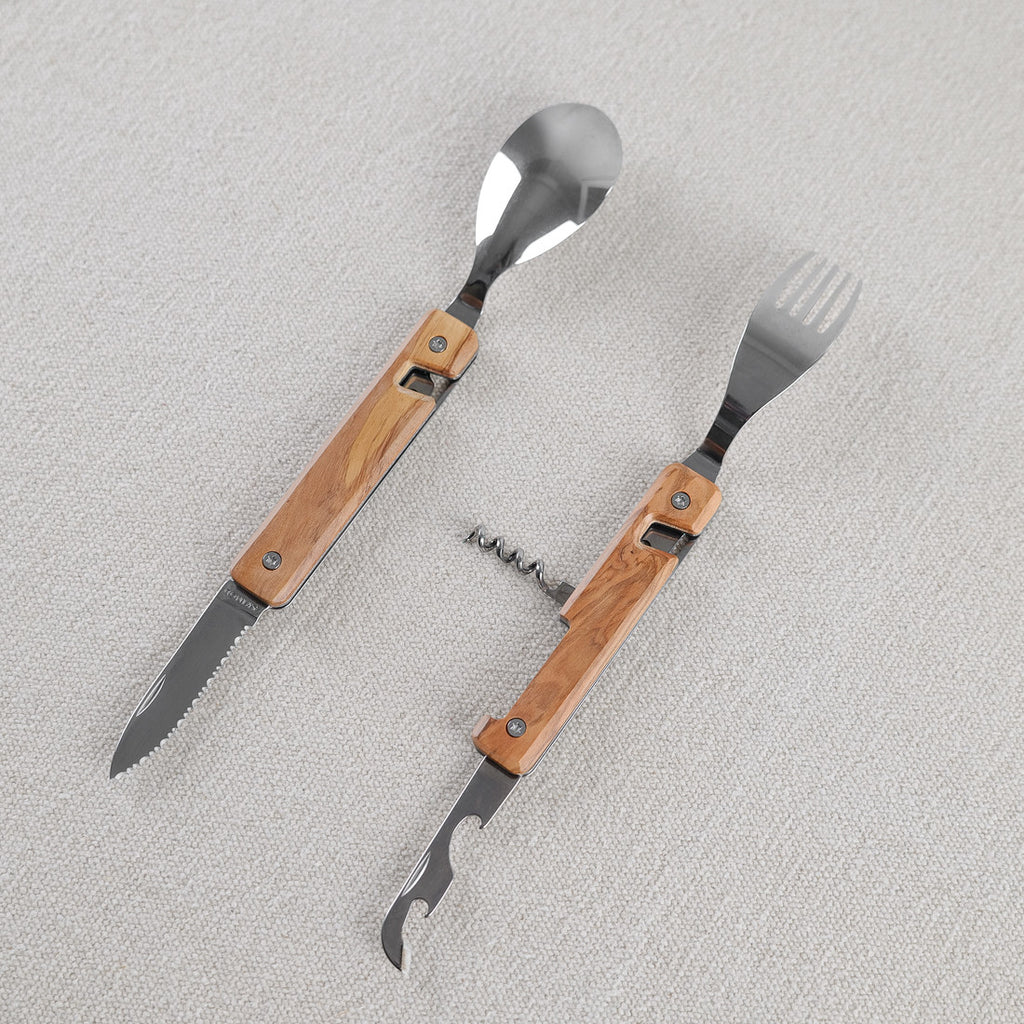 Set de couverts nomades pliants