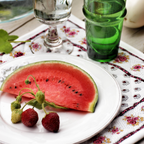Set de table Fleur d'Arles blanc Souleiado