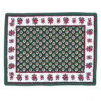 Set de table Fleur d'Arles vert