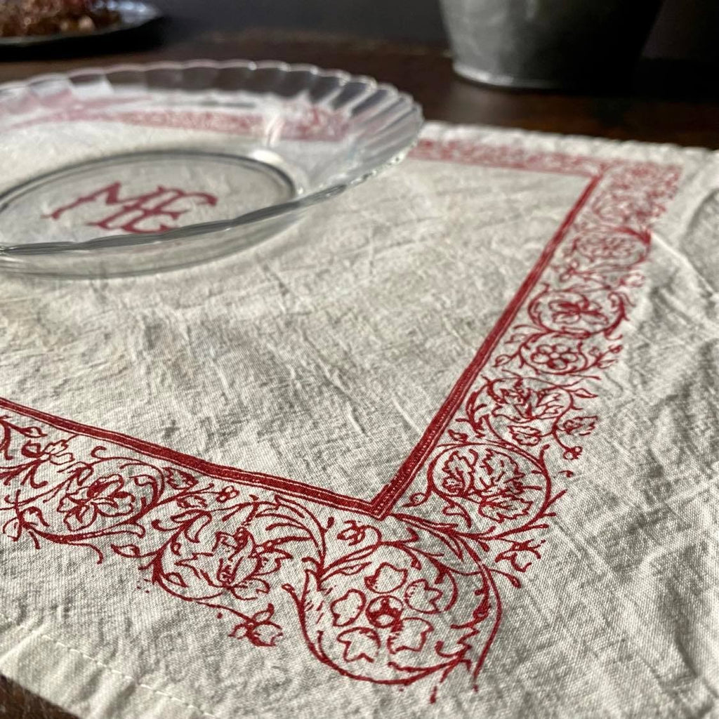 Set de table ME rouge