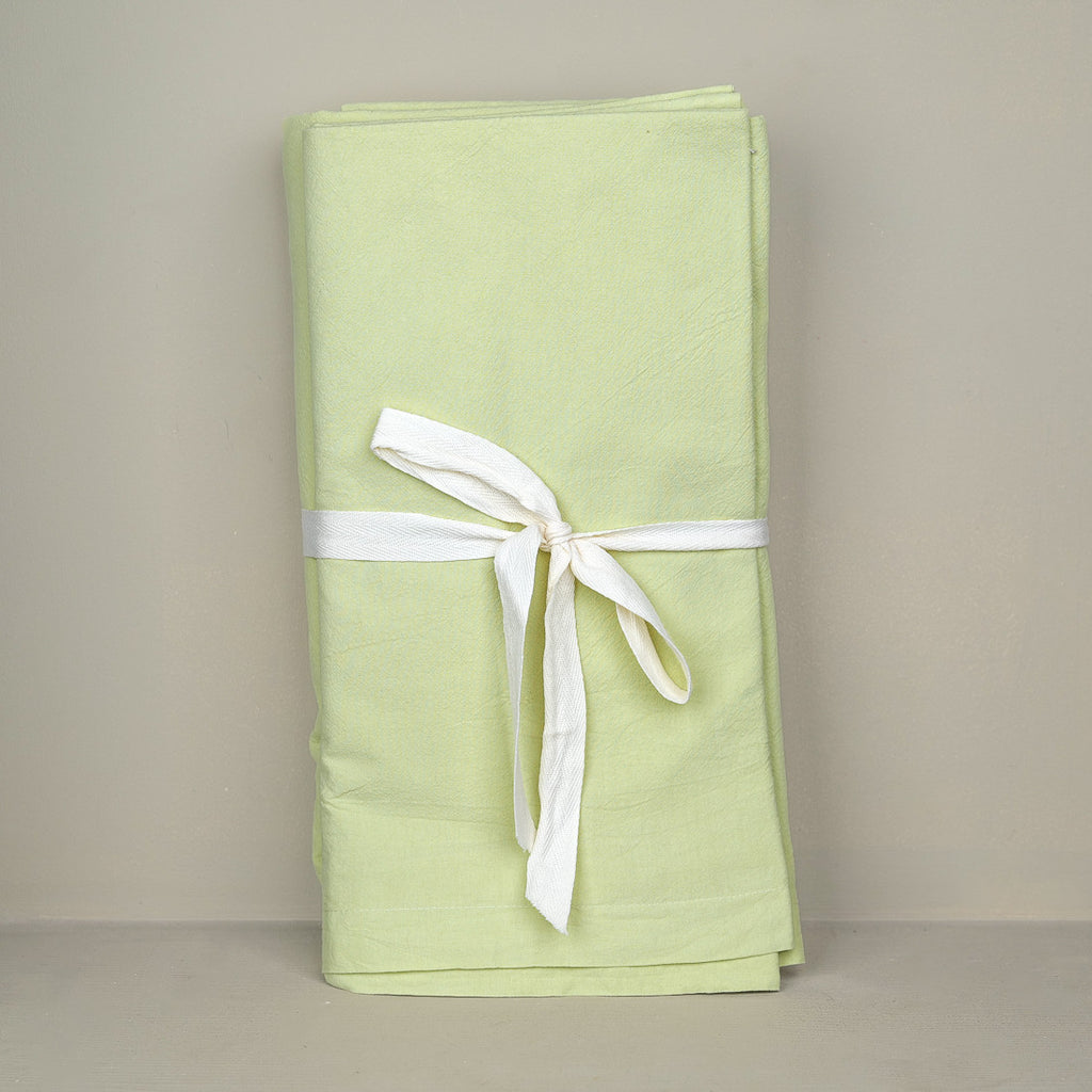 Housse de couette 230 × 260 cm et 2 taies d'oreiller 70 x 70 cm anis