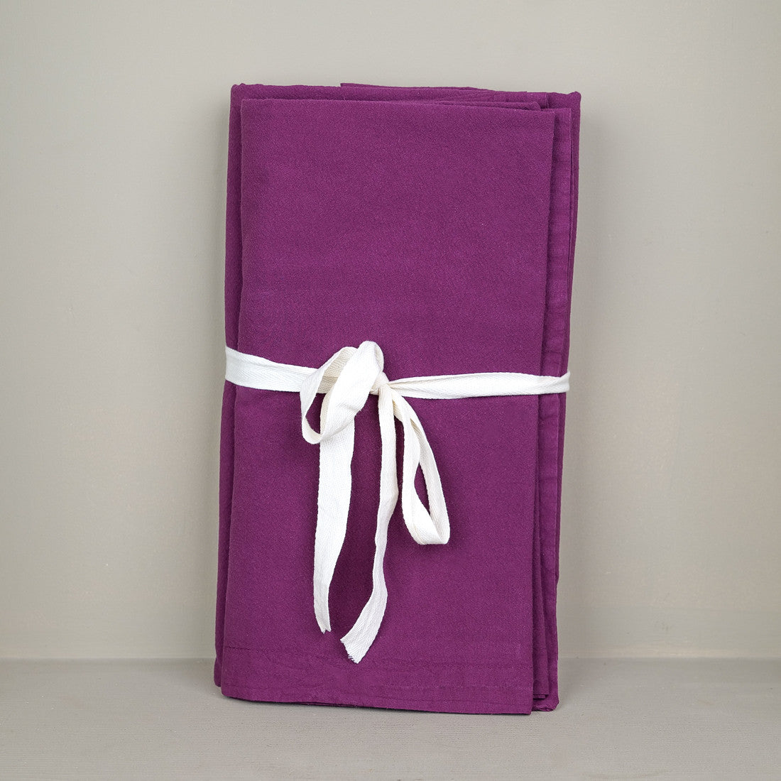 Housse de couette 230 × 260 cm et 2 taies d'oreiller 70 x 70 cm pourpre