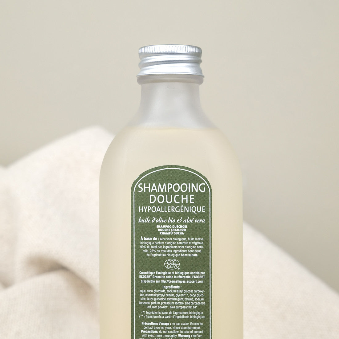 Shampooing douche bio Aloe vera 230ml