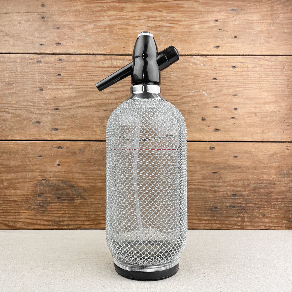Siphon à eau de Seltz verre et inox