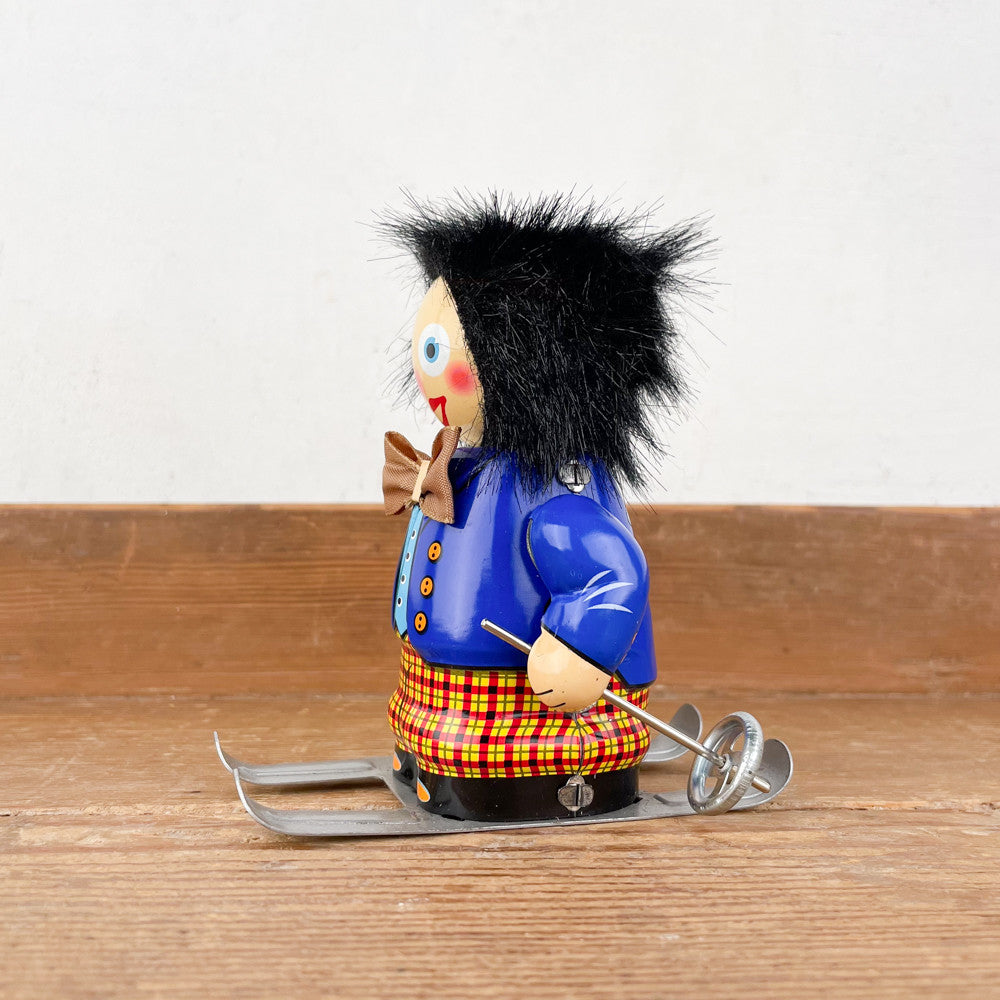 Skieur clown mécanique