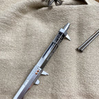 Stylo pied à coulisse chromé