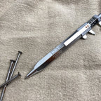 Stylo pied à coulisse chromé
