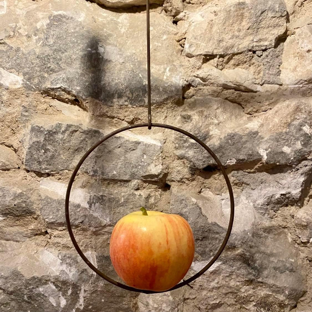 Support à pommes pour oiseaux