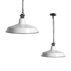 Suspension avec abat-jour en émail Ø40 cm
