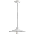 Suspension en porcelaine blanche et émail Ø 28 cm
