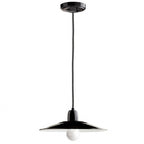 Suspension en porcelaine blanche et émail Ø 28 cm