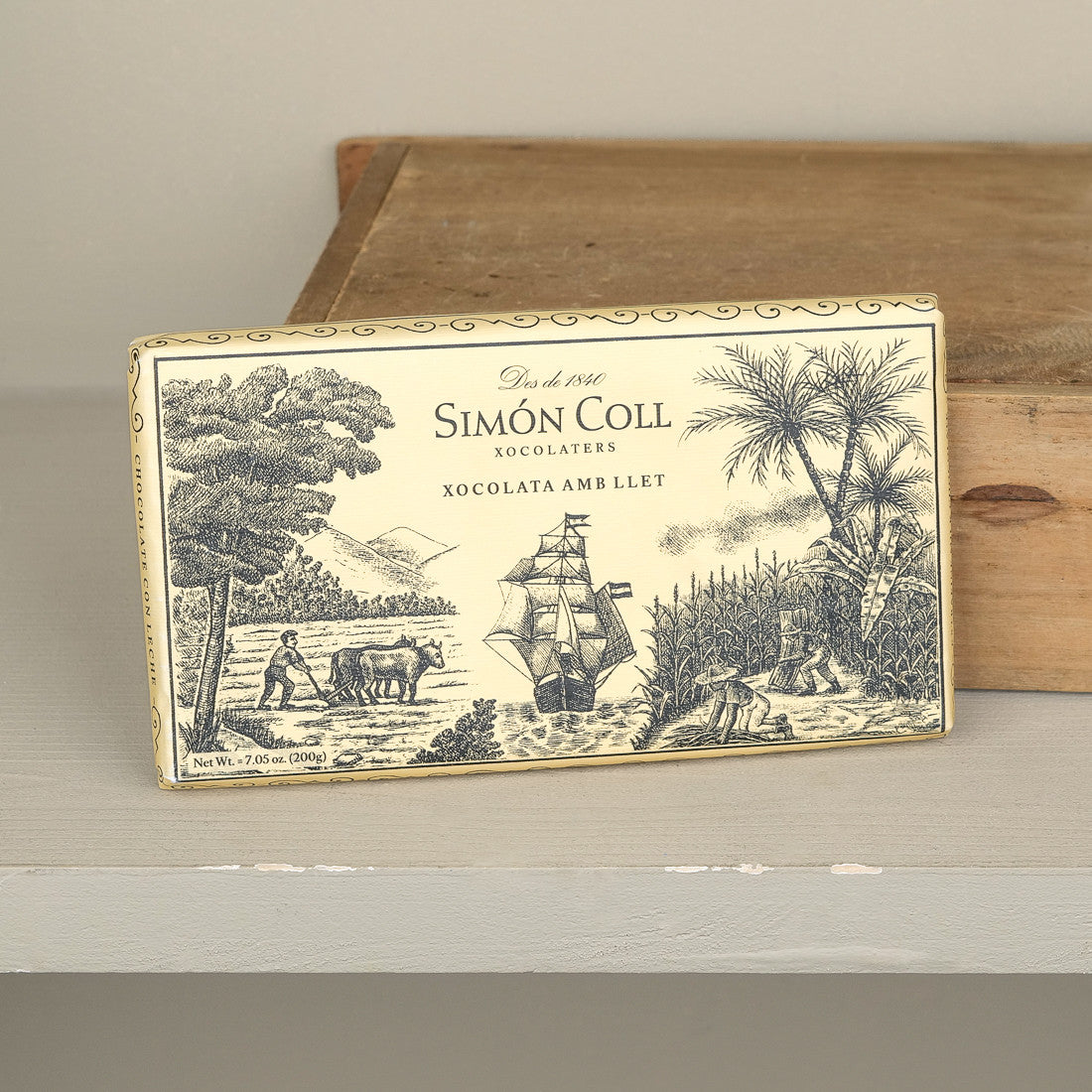 Tablette de chocolat au lait 200g