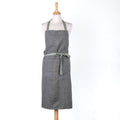 Tablier 100% lin gris anthracite