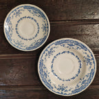 Tasse et soucoupe décor bleu