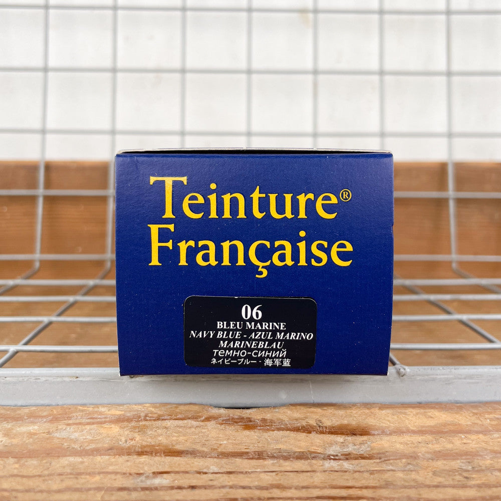 Teinture française bleu marine pour cuir Saphir