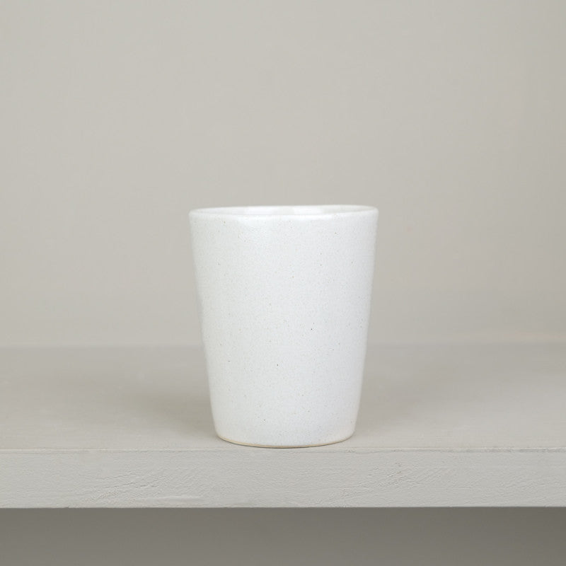 Natural stoneware tumbler