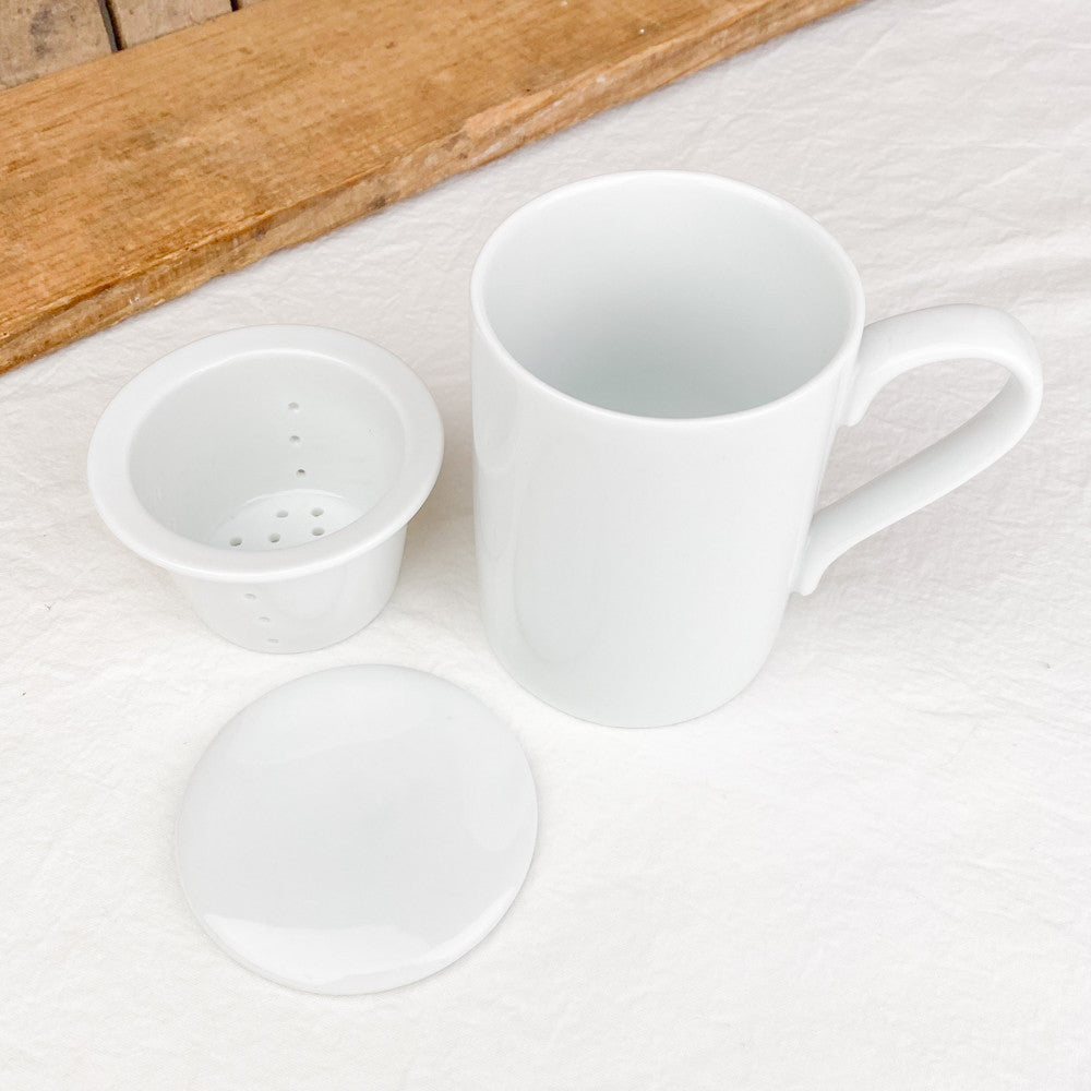 Tisanière en porcelaine 0,40L
