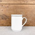 Tisanière en porcelaine blanche 0,30L