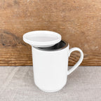 Tisanière avec filtre en porcelaine