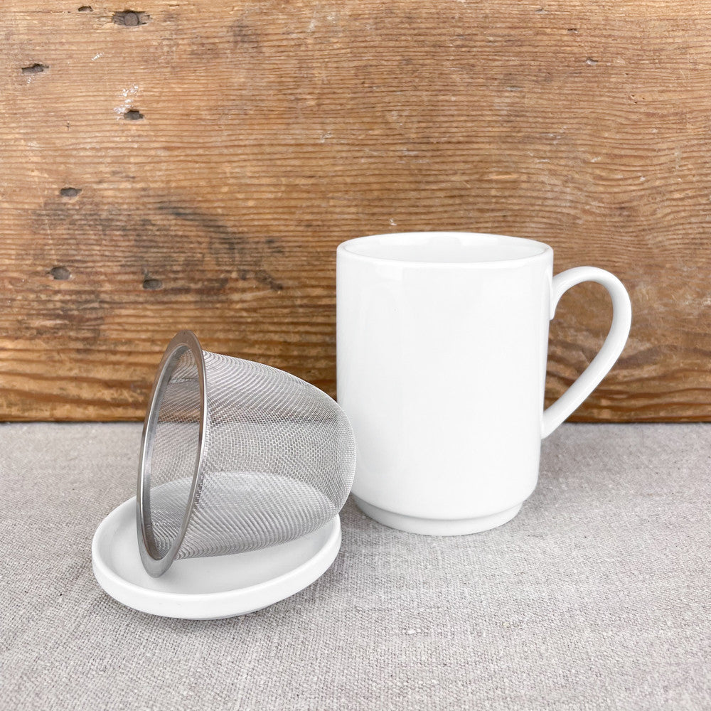Tisanière en porcelaine