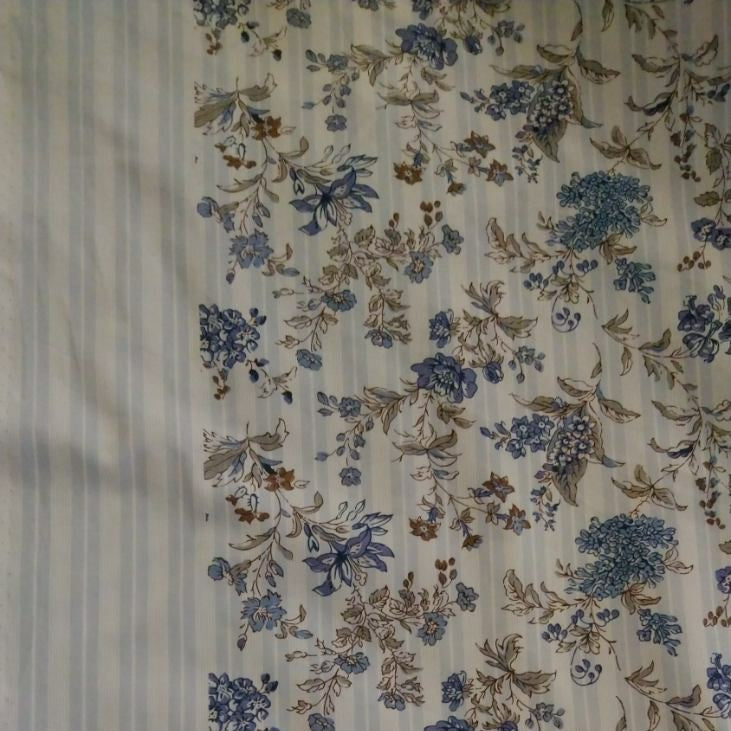 Tissu au mètre "Bagatelle" bleu