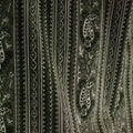 Tissu au mètre "bande Bonis" gris