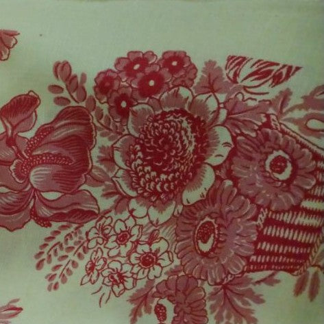 Tissu au mètre "Canasto" framboise