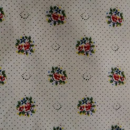 Tissu au mètre "Maianenco" blanc