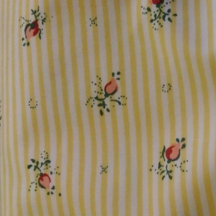Tissu au mètre "Manon" jaune