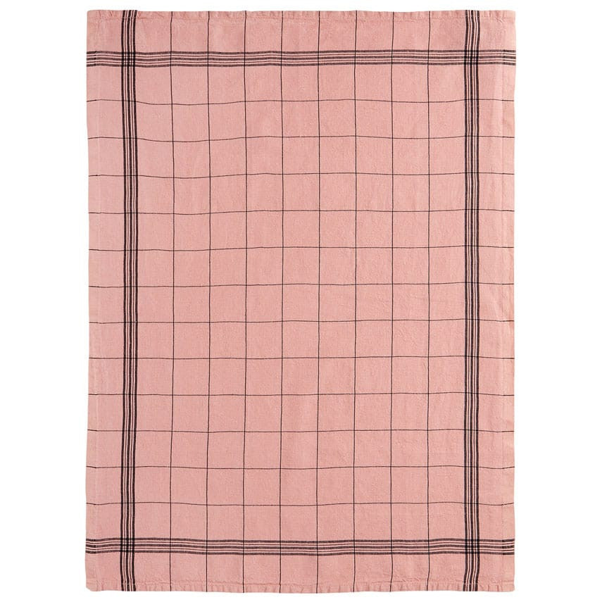 Torchon à carreaux lin