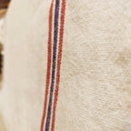 Torchon au mètre - Tricolore blanc