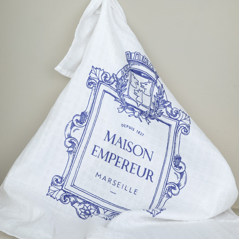Torchon blason coloré Maison Empereur