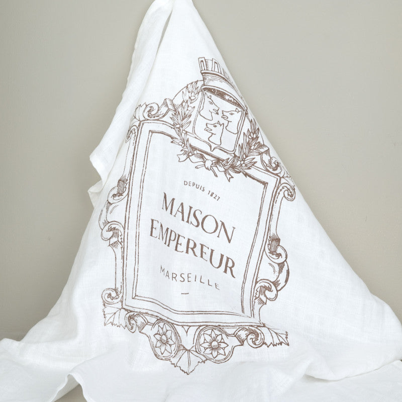 Torchon blason coloré Maison Empereur