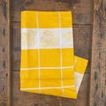 Torchon Jacquard coton et lin