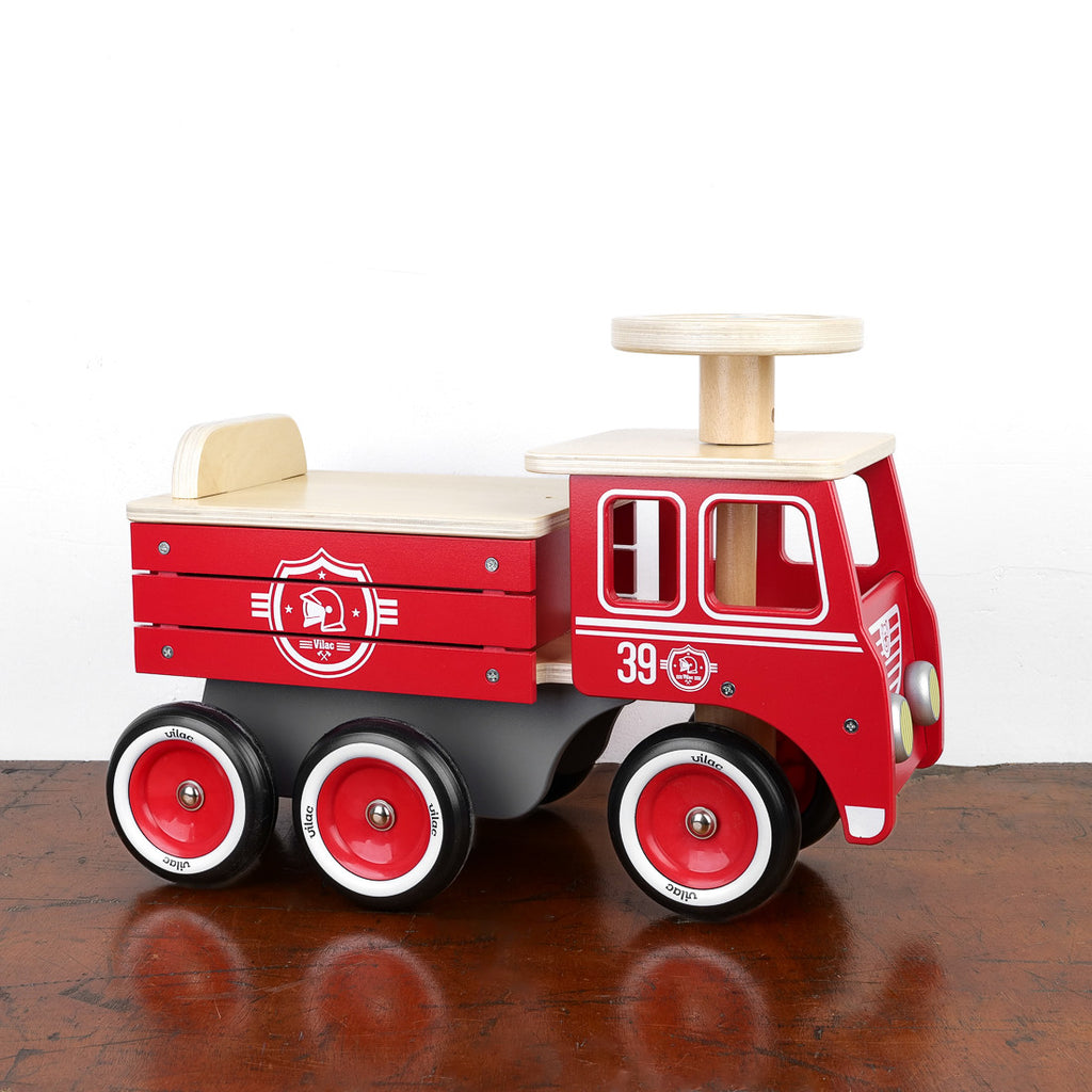 Trotteur camion de pompier pour enfant