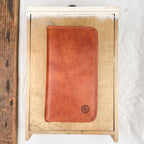 Trousse en cuir naturel