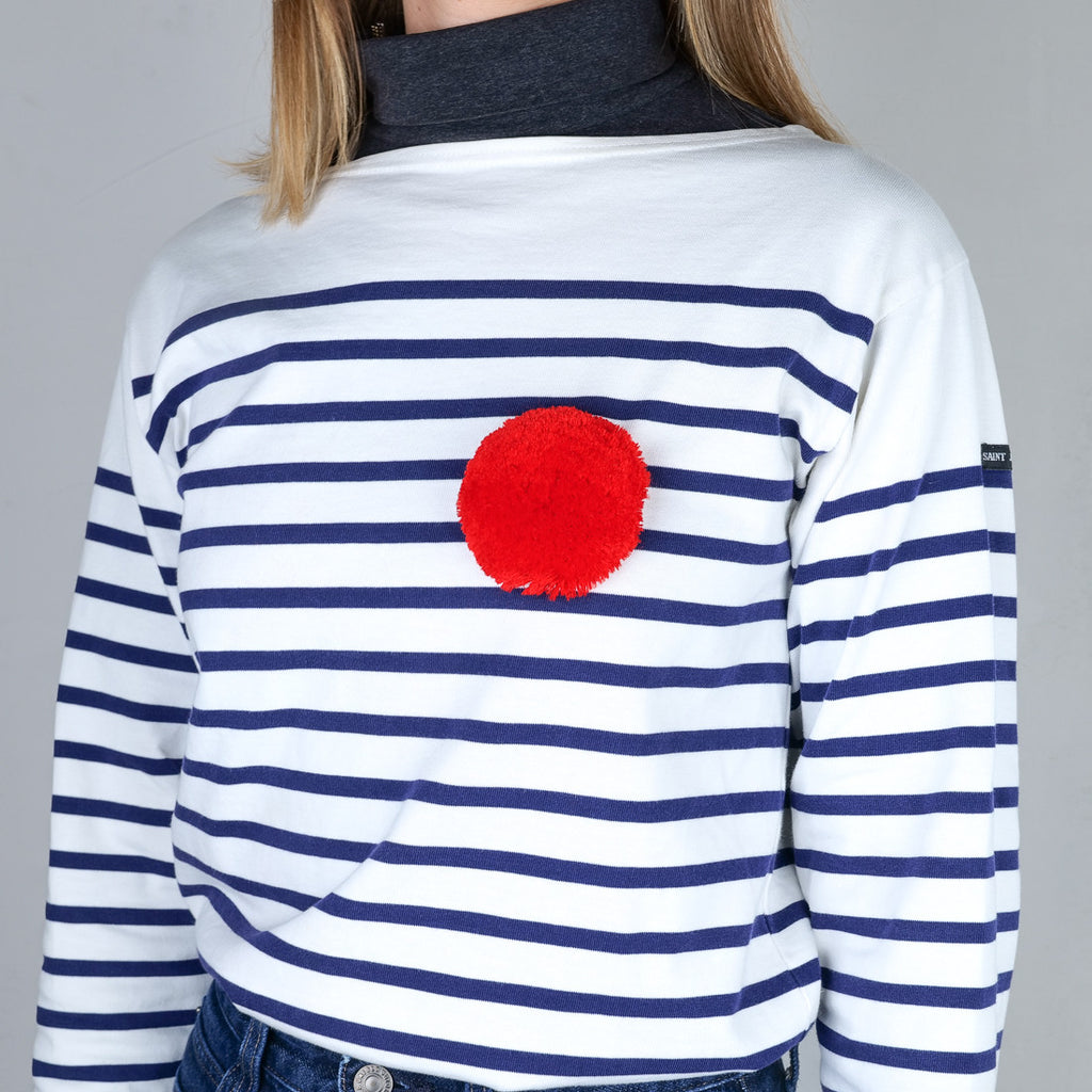 Véritable pompon rouge de marin