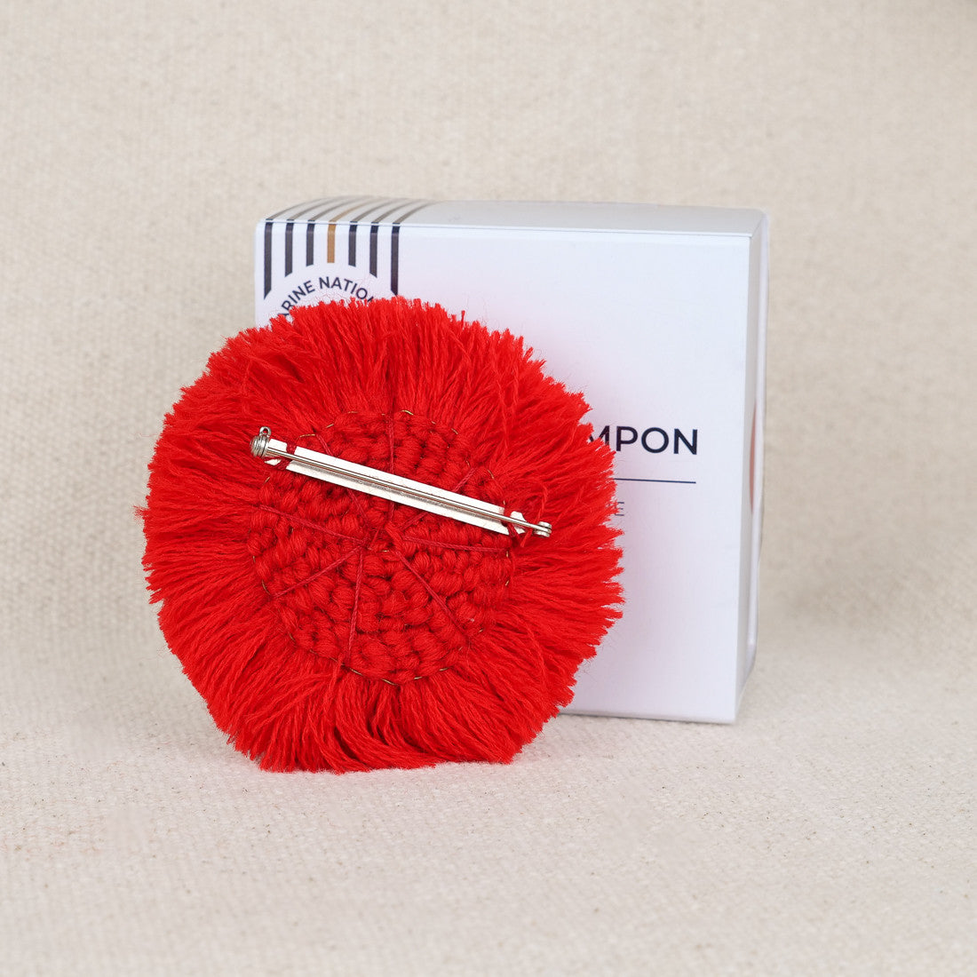 Véritable pompon rouge de marin