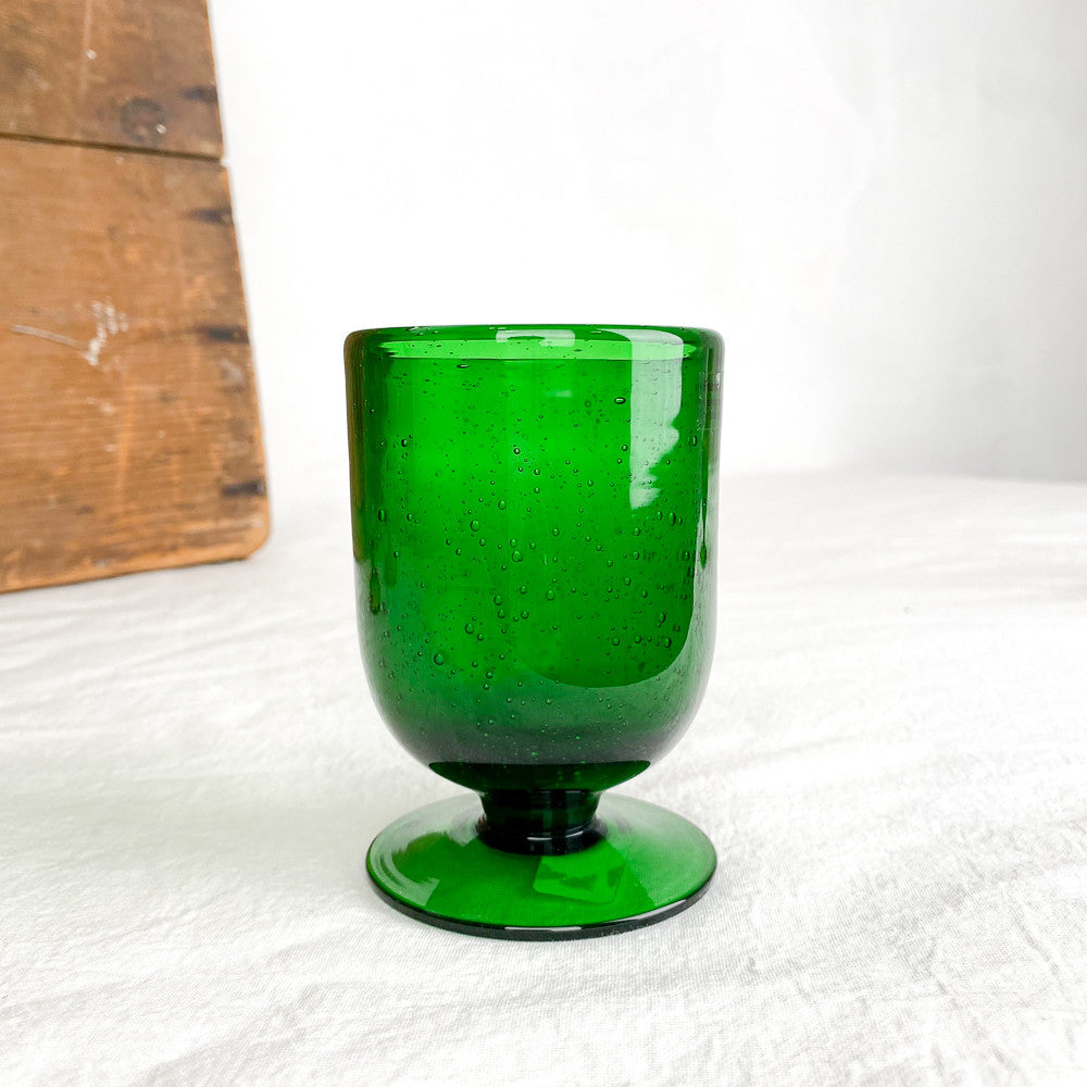 Verre à pied soufflé