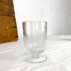 Verre à pied soufflé