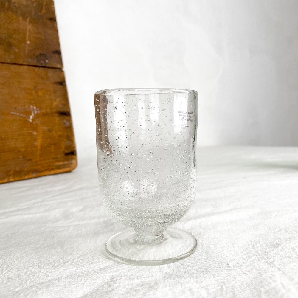 Verre à pied soufflé