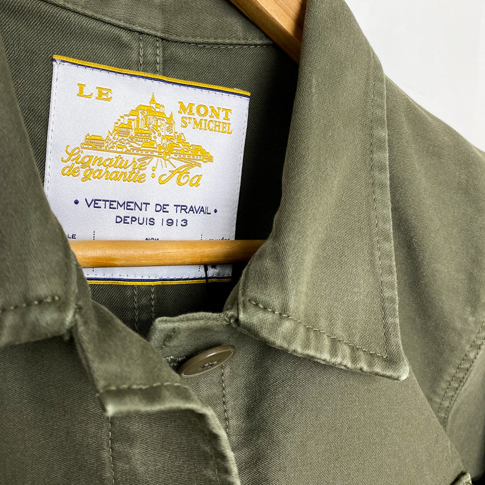 veste de travail verte mont saint michel