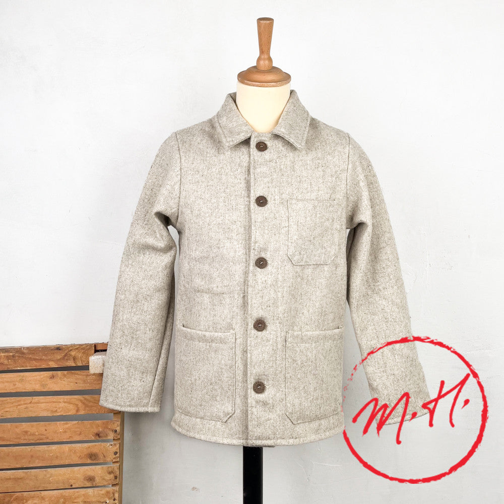 Veste en laine écrue Le Laboureur