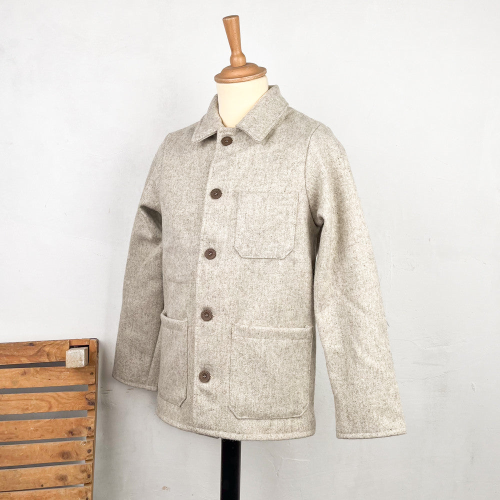 Veste en laine écrue Le Laboureur