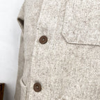 Veste en laine écrue Le Laboureur