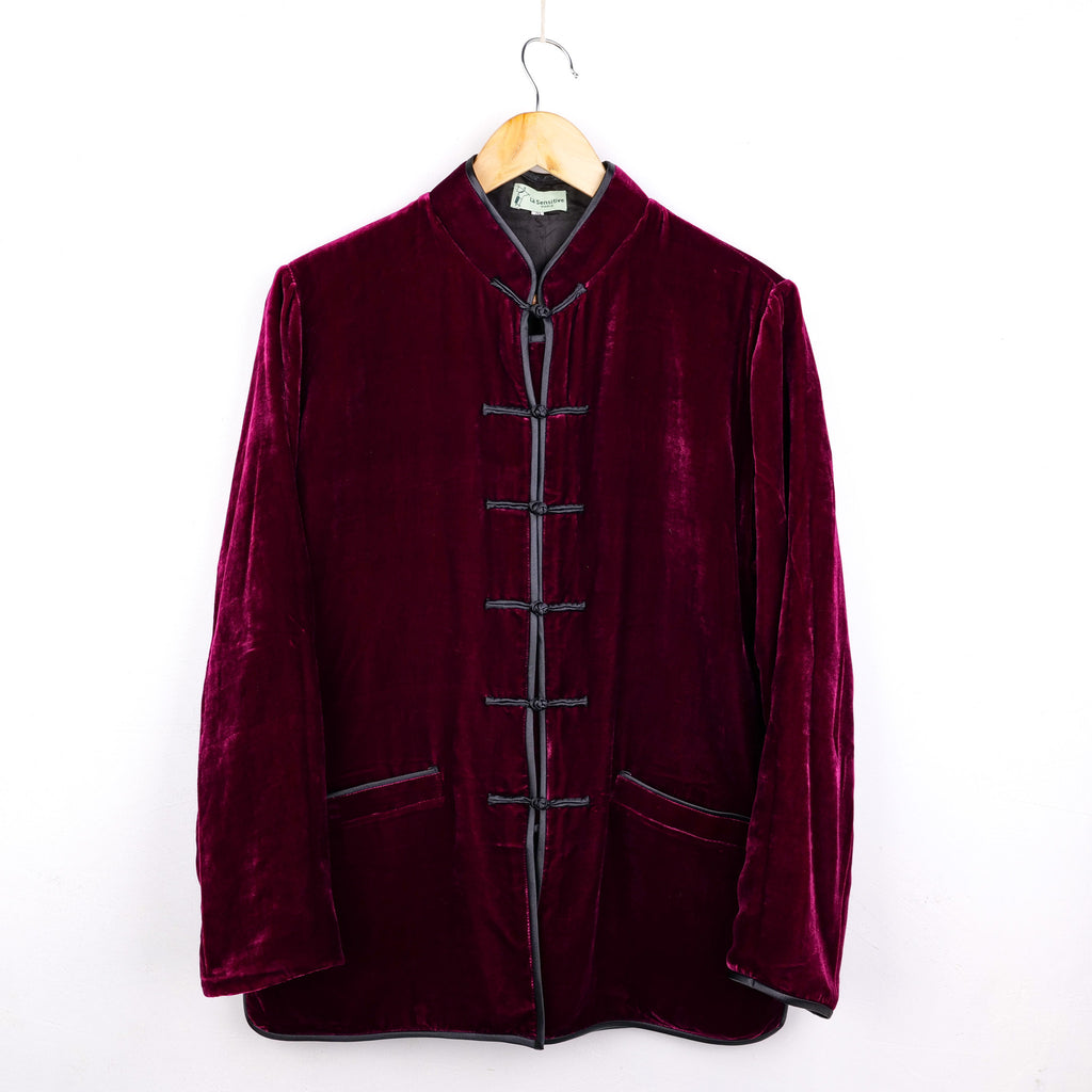 Veste en velours de soie