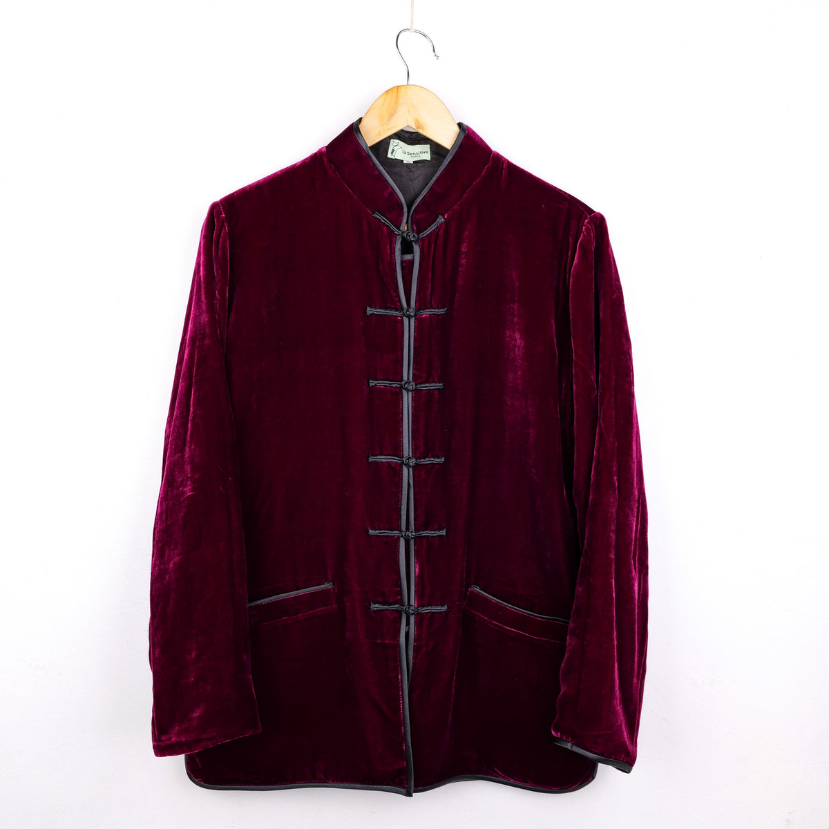 Veste en velours de soie