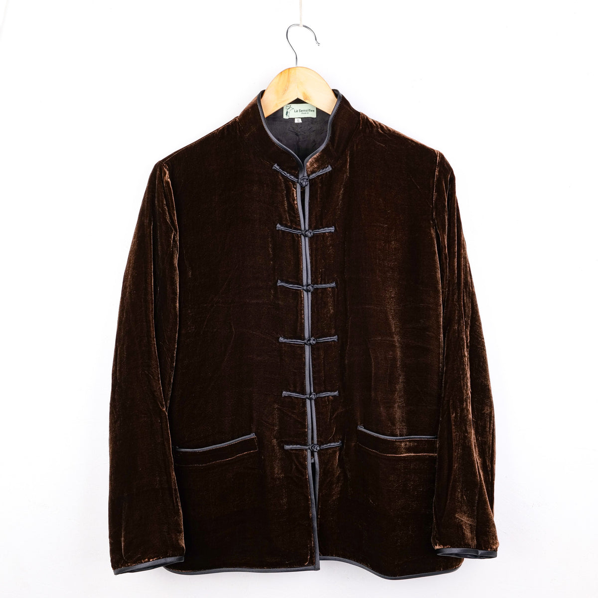 Veste en velours de soie