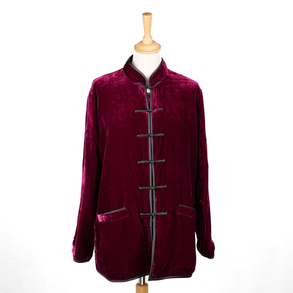 Veste en velours de soie