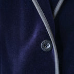 Veste Gardian Femme Velours Bleu